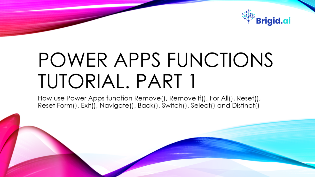 Power Apps Functions Tutorial