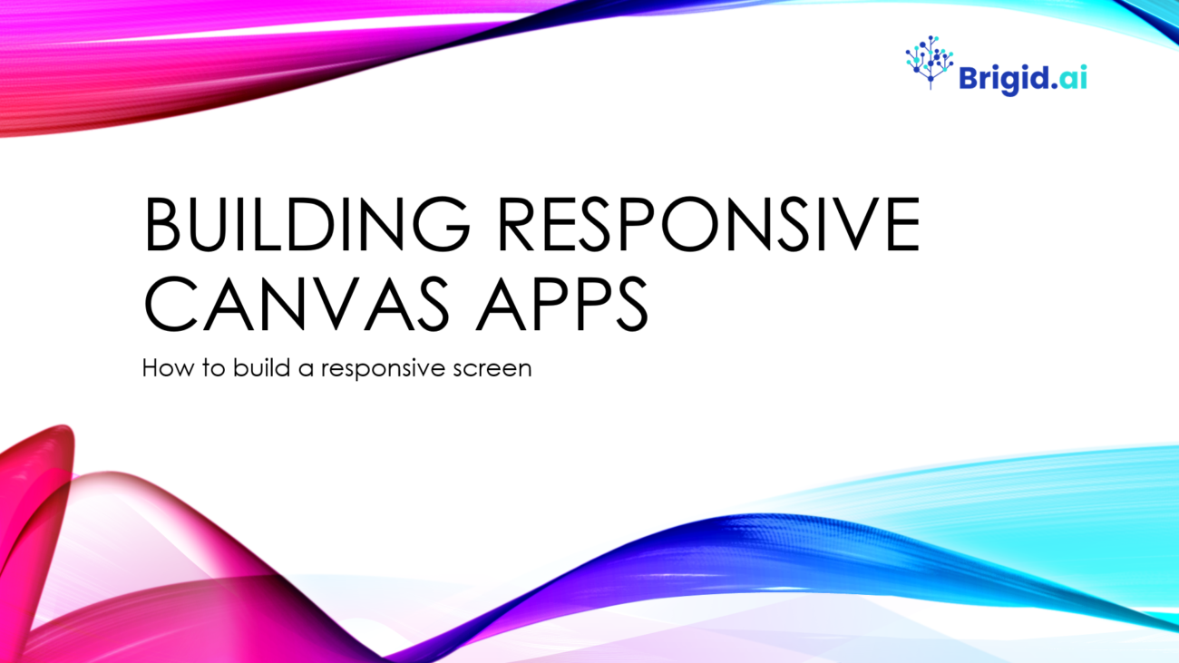 Building responsive canvas apps