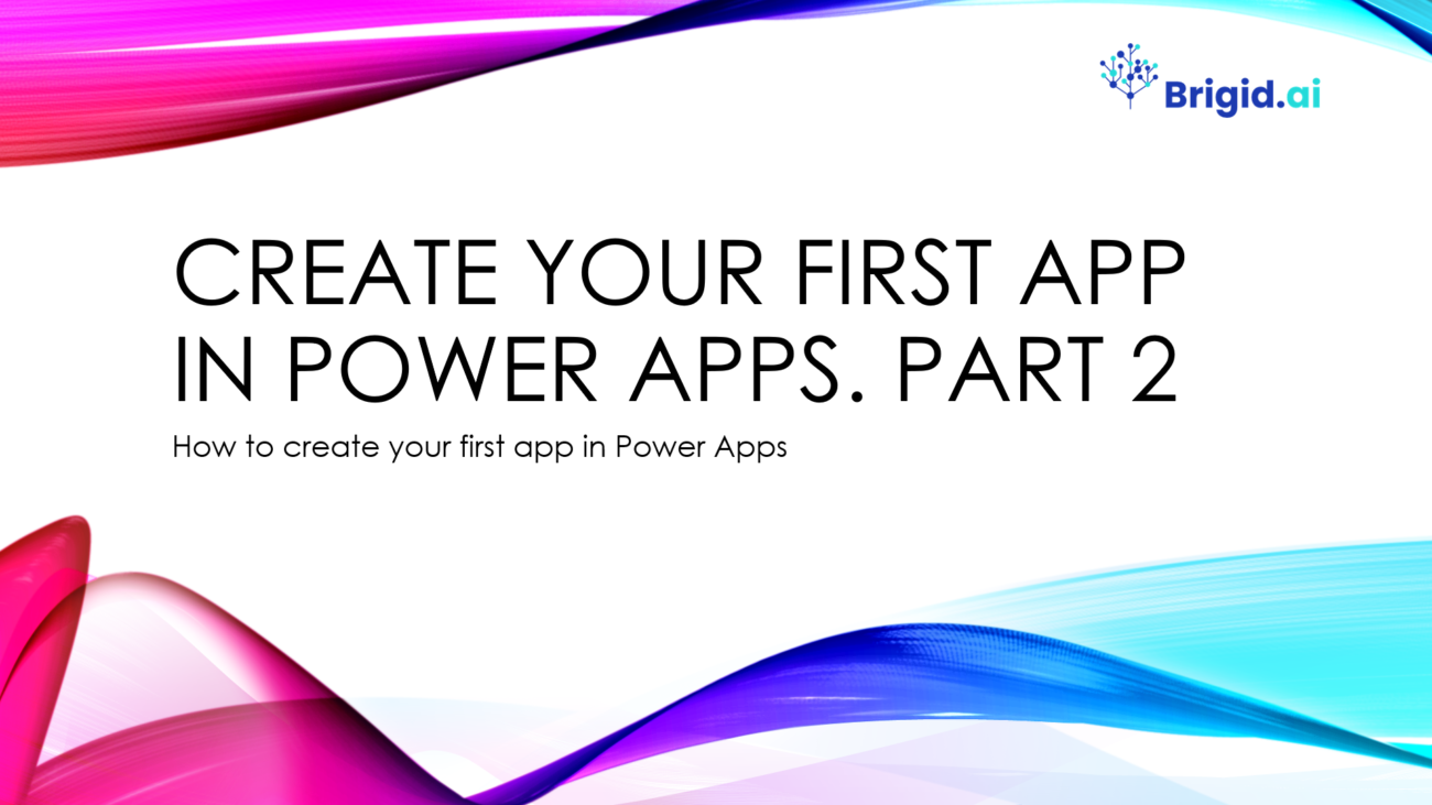 Create your first app in Power Apps
